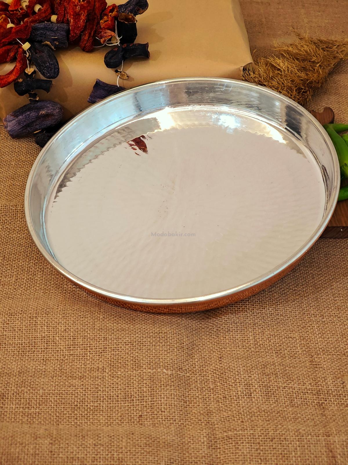 Bakır Fırın Tepsi 39 cm - Görsel 4