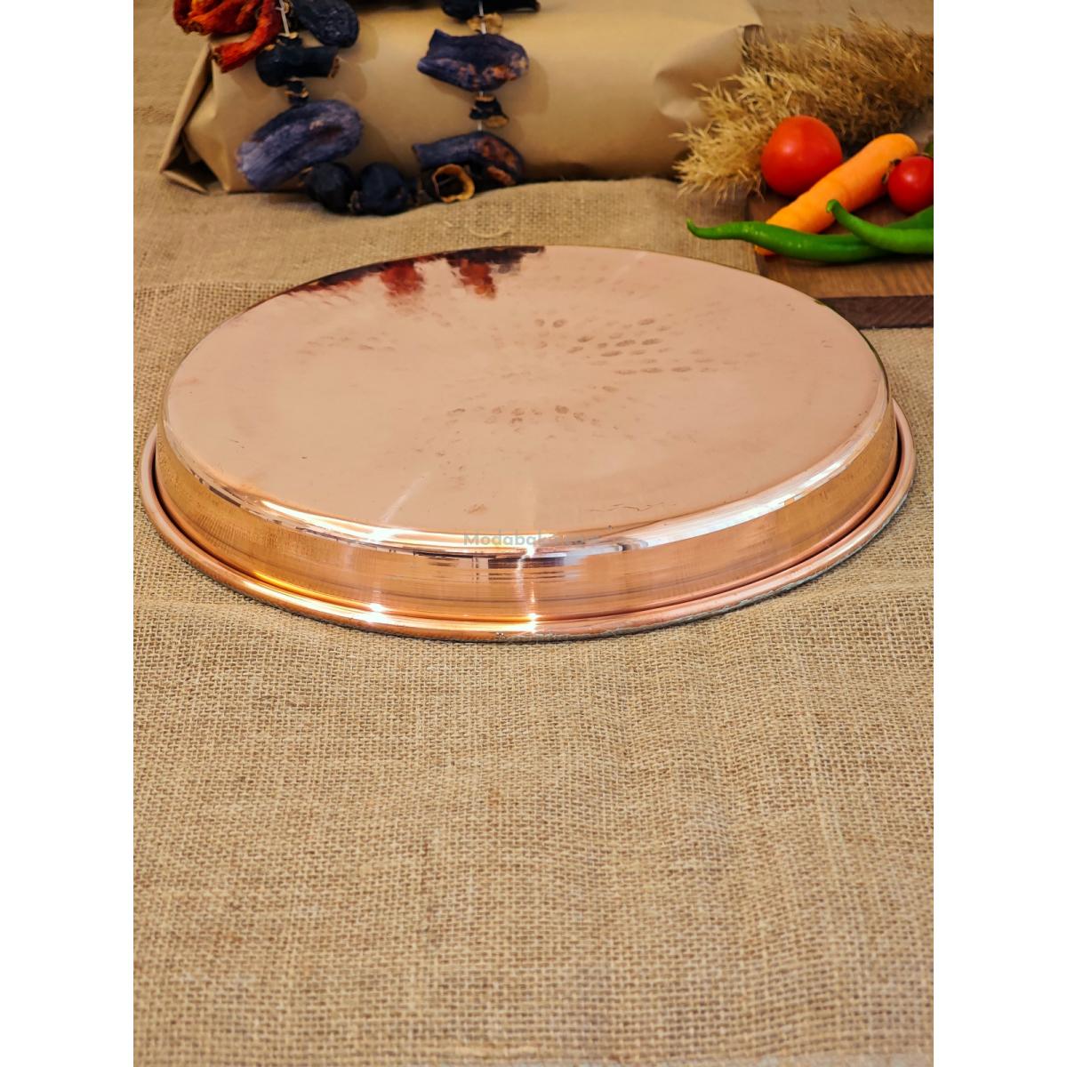 Bakır Fırın Tepsi 39 cm - Görsel 5