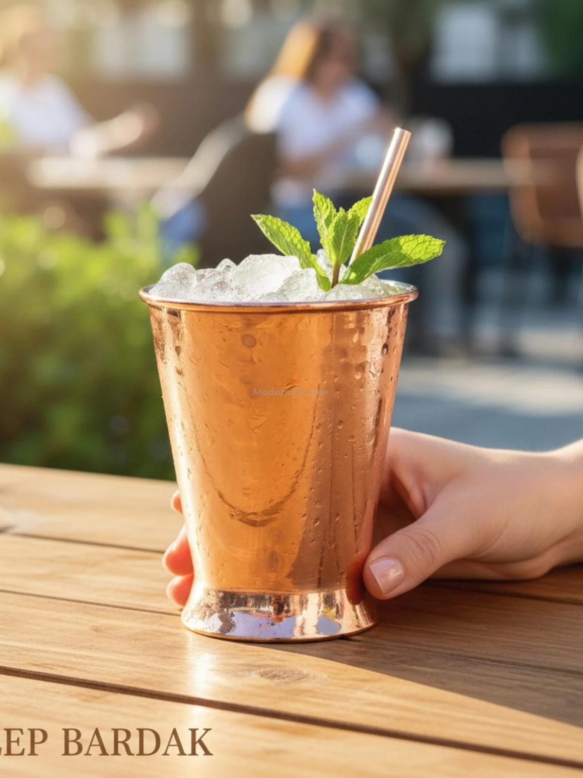 Bakır Julep Bardak - Görsel 2