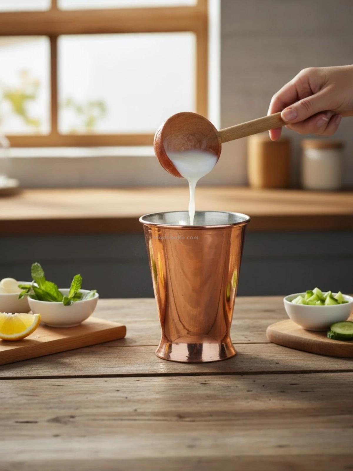 Bakır Julep Bardak - Görsel 3