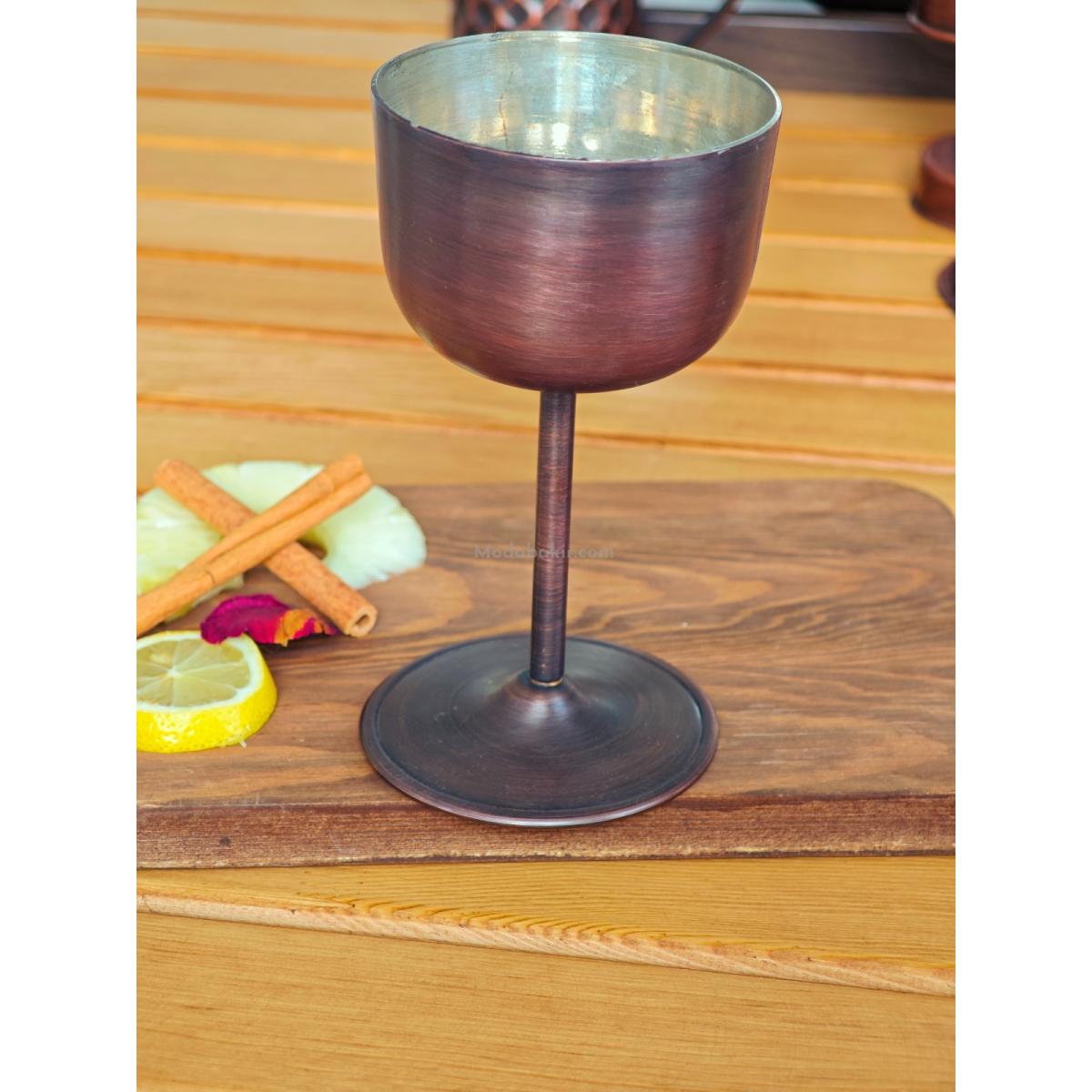 Bakır Kadeh Bardak Oksit - Görsel 4