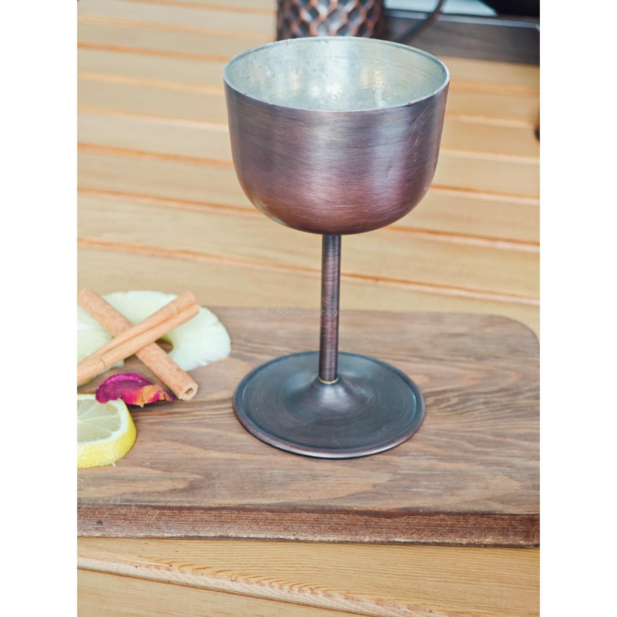 Bakır Kadeh Bardak Oksit - Görsel 5