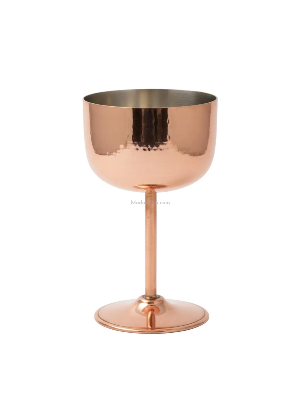 Bakır Kadeh Bardak - Görsel 1