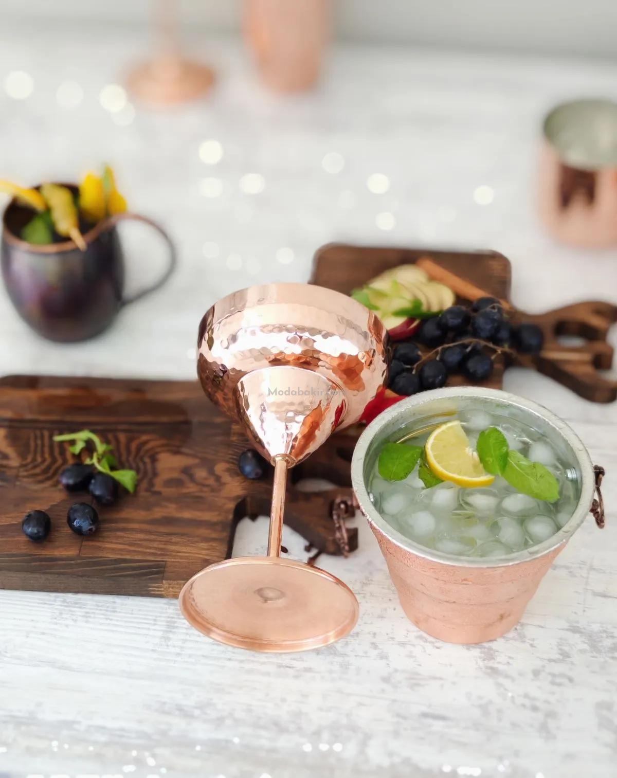 Bakır Margarita Kokteyl Bardak - Görsel 2