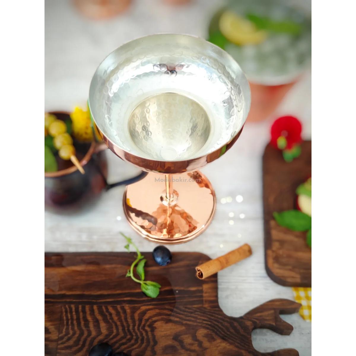 Bakır Margarita Kokteyl Bardak - Görsel 3