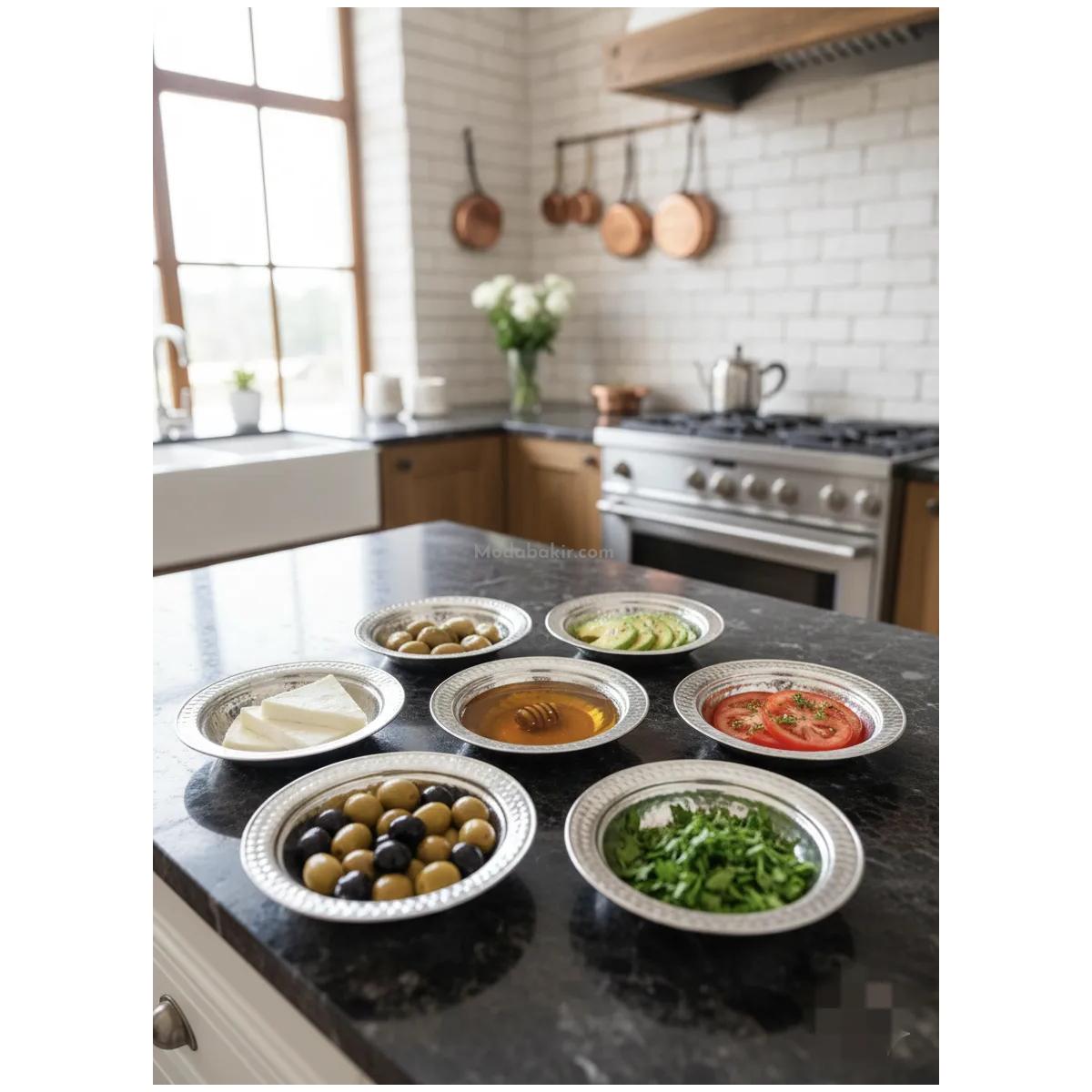 Bakır Kahvaltı Takımı - Görsel 5