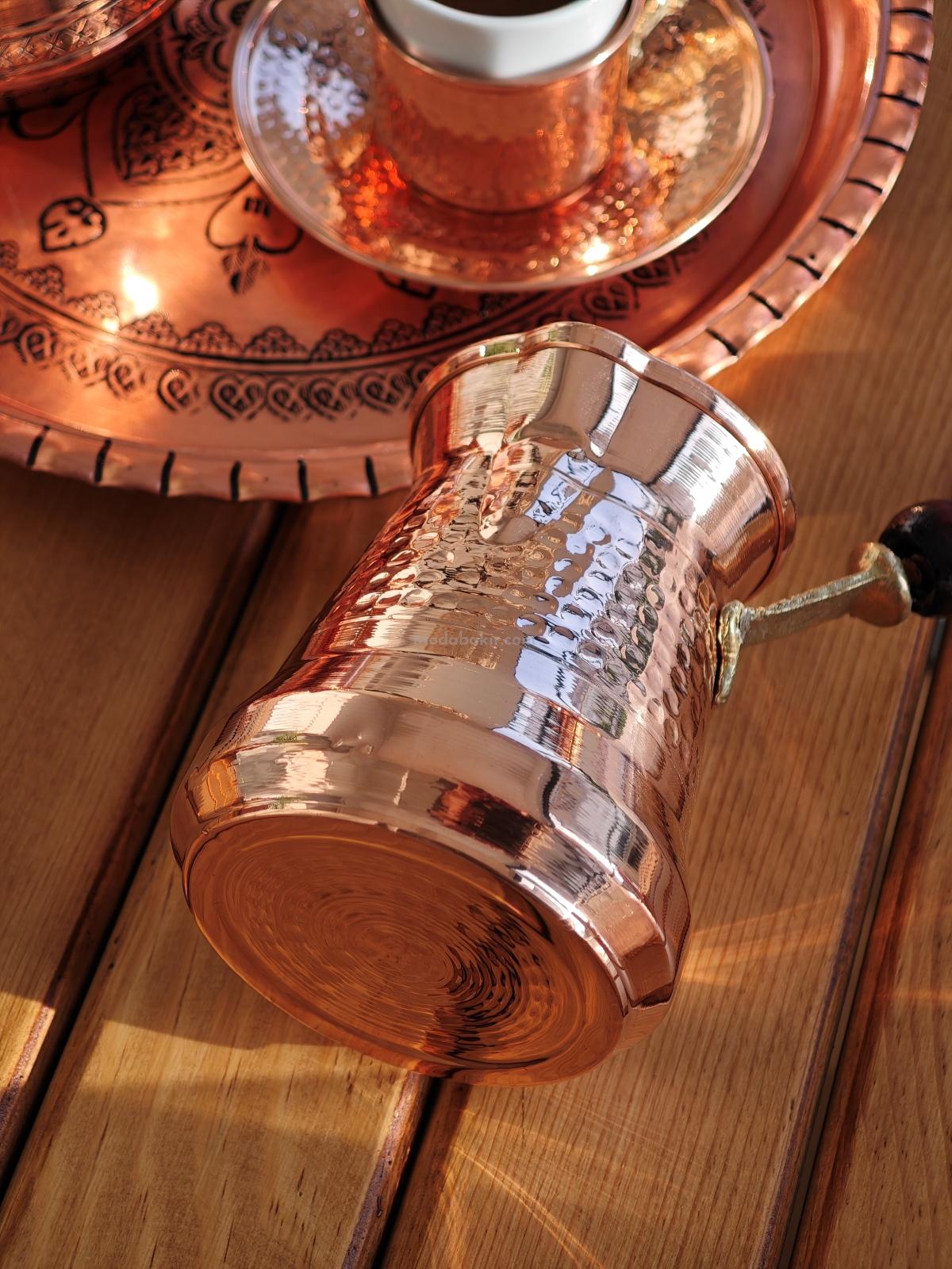 Bakır Kahve Cezvesi 4 Kişilik - Görsel 5