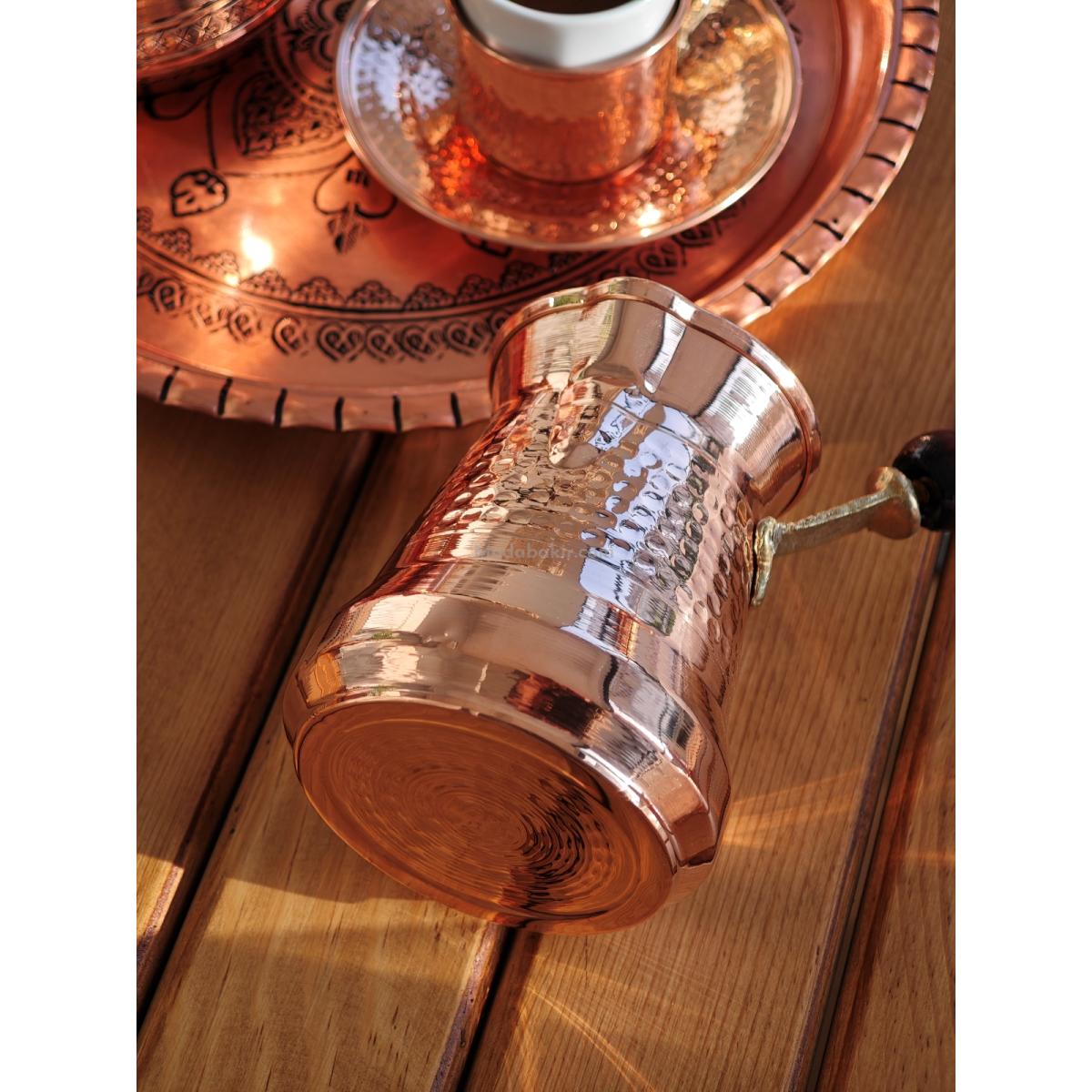 Bakır Kahve Cezvesi 4 Kişilik - Görsel 5