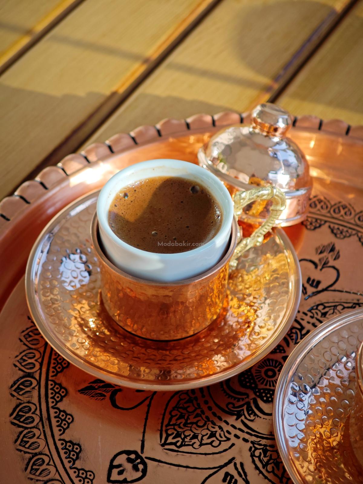 Bakır Kahve Fincan Takımı - Görsel 2