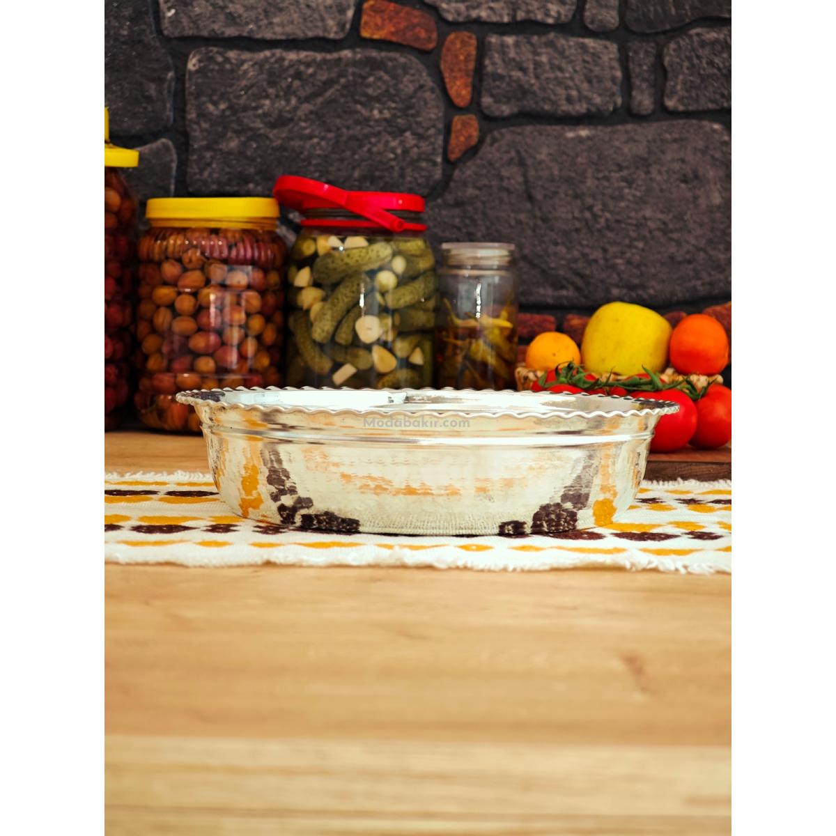 Bakır Kalaylı Derin Fırın Tepsi 24 cm - Görsel 2