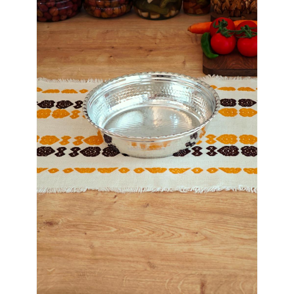 Bakır Kalaylı Derin Fırın Tepsi 24 cm - Görsel 5