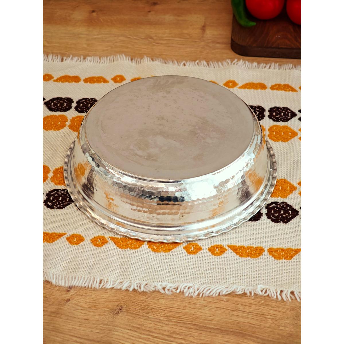 Bakır Kalaylı Derin Fırın Tepsi 24 cm - Görsel 6