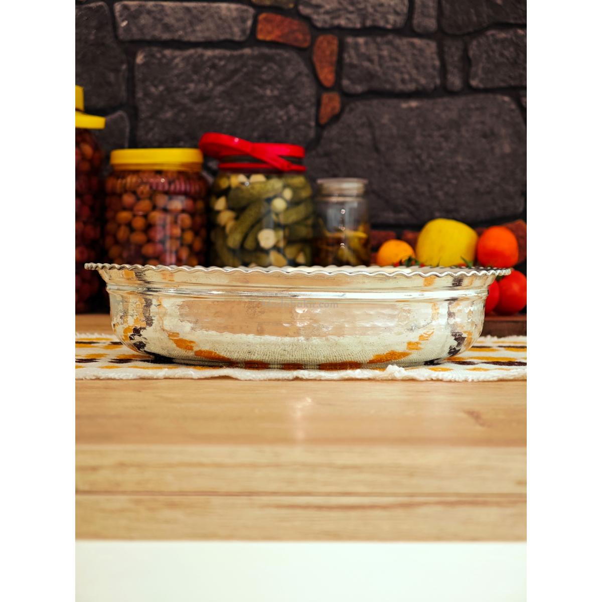 Bakır Kalaylı Derin Fırın Tepsi 32 cm - Görsel 2