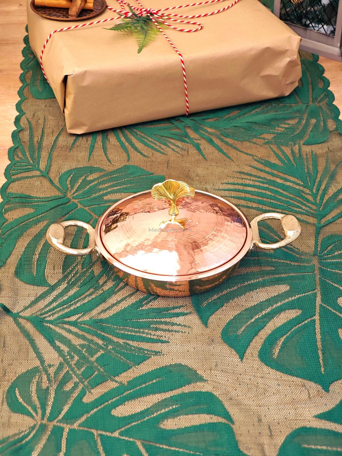 Bakır Kapaklı Sahan 16 cm - Görsel 3