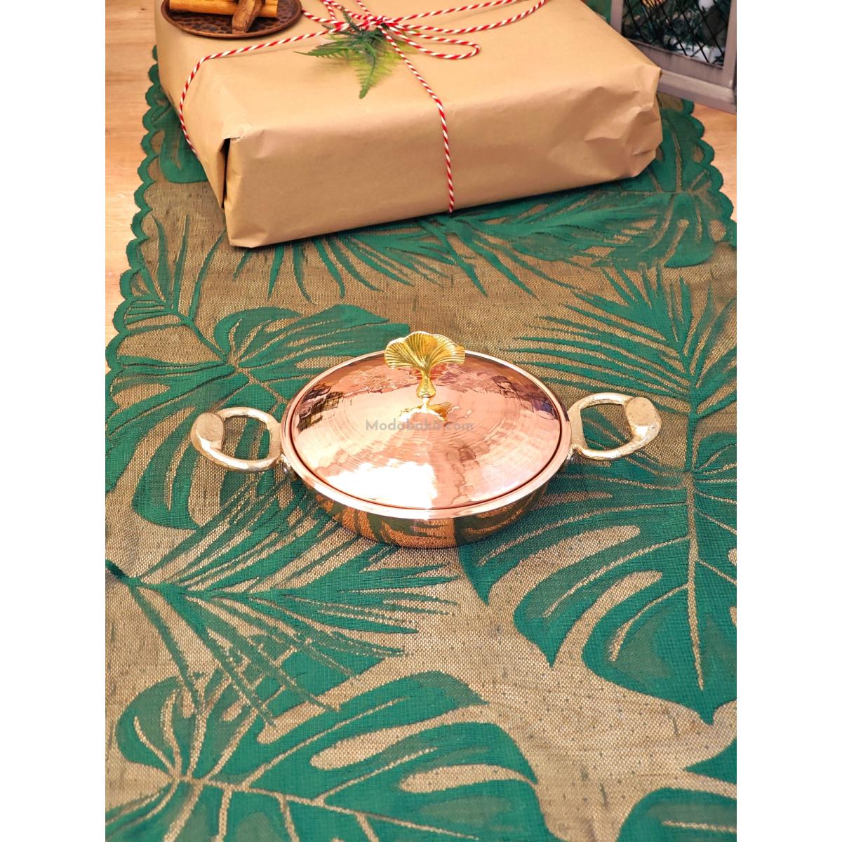 Bakır Kapaklı Sahan 16 cm - Görsel 3