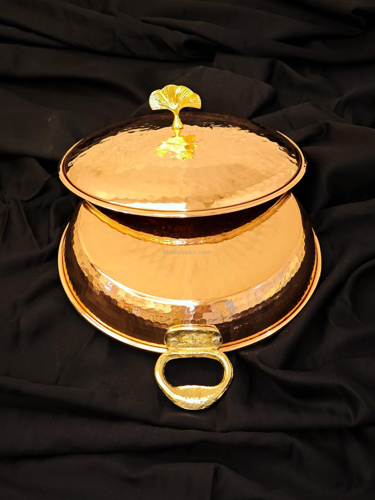 Bakır Kapaklı Sahan 18 cm - Görsel 6