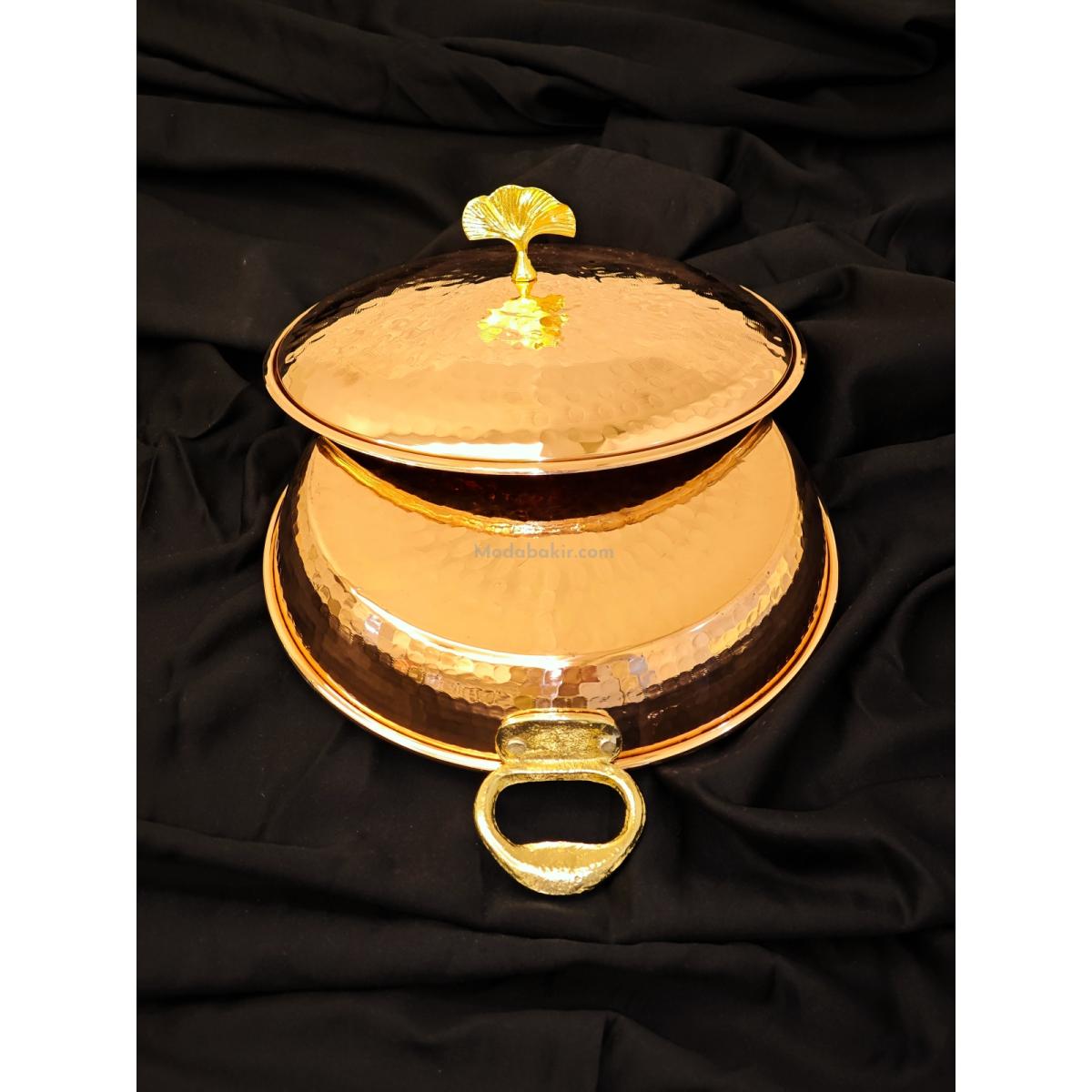 Bakır Kapaklı Sahan 18 cm - Görsel 6