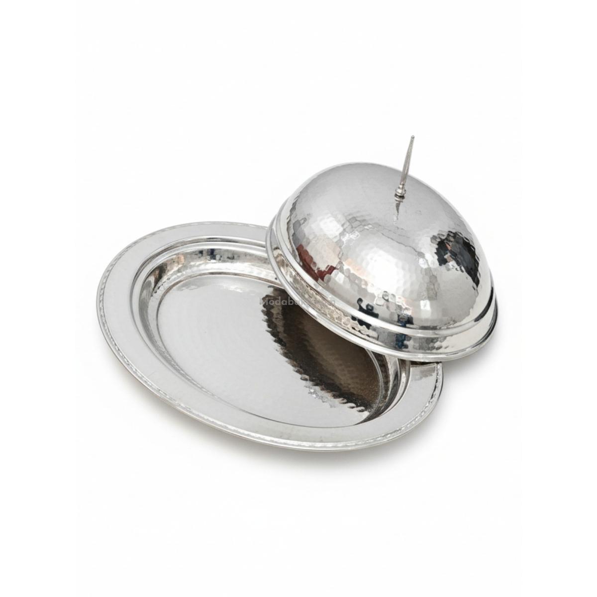 Bakır Kapaklı Sunumluk 25 Cm - Görsel 2