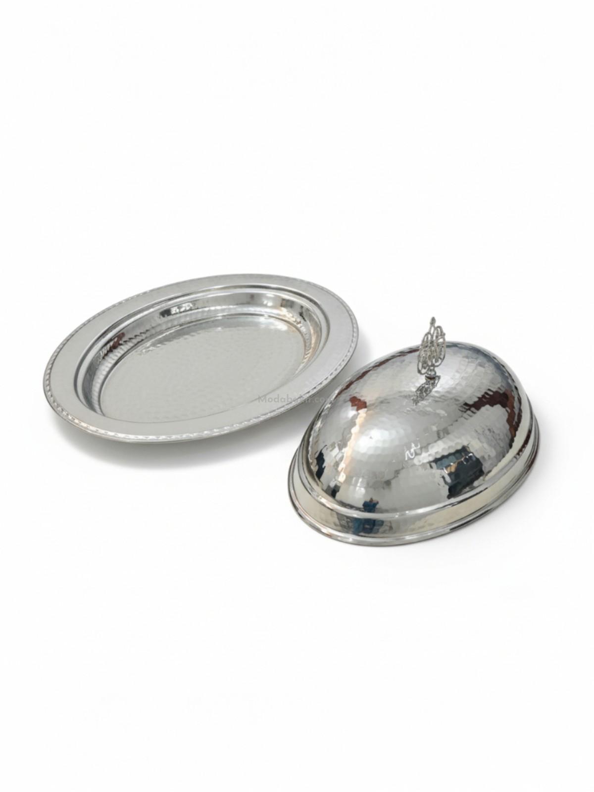 Bakır Kapaklı Sunumluk 30 Cm - Görsel 5