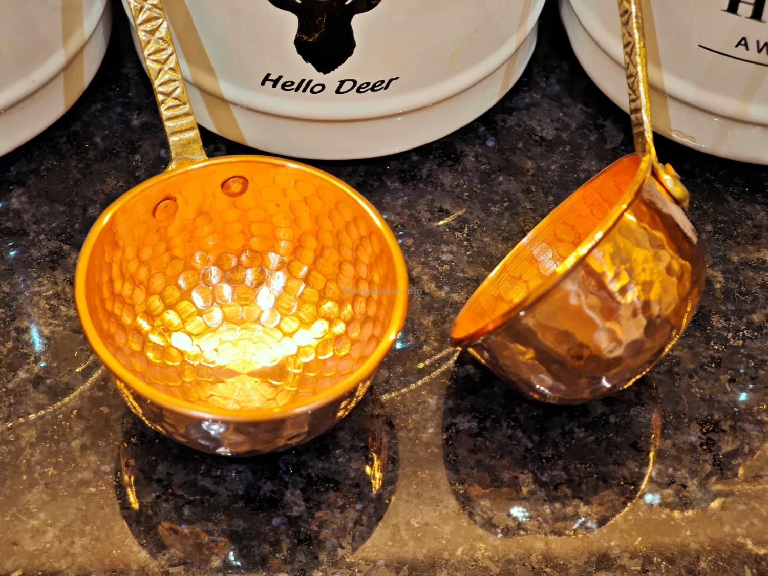 Bakır Kepçe Seti - Görsel 4