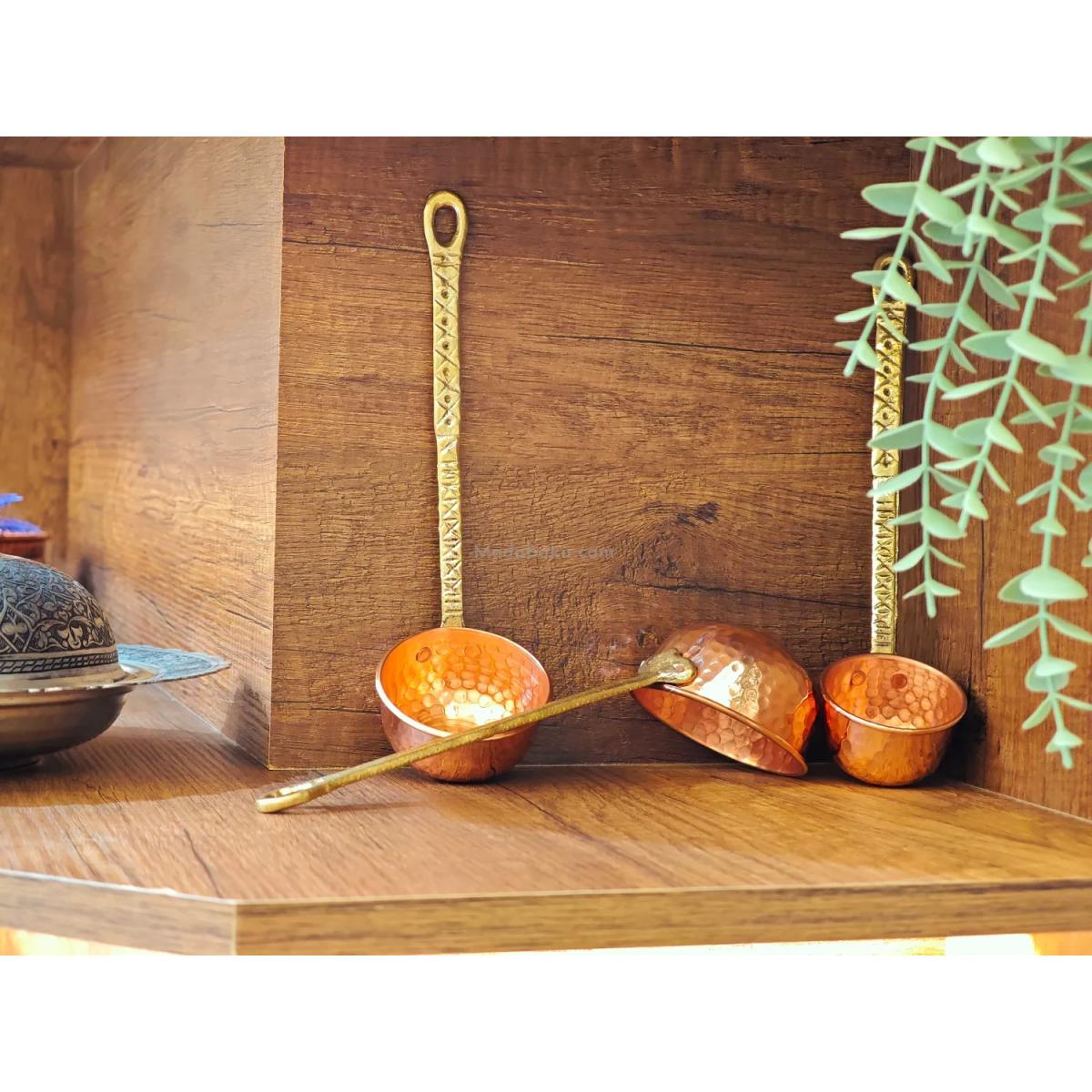 Bakır Kepçe Seti - Görsel 5