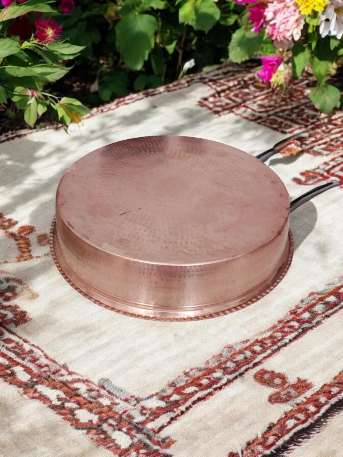 Bakır Çiğ Köfte Leğeni 54 Cm - Görsel 4