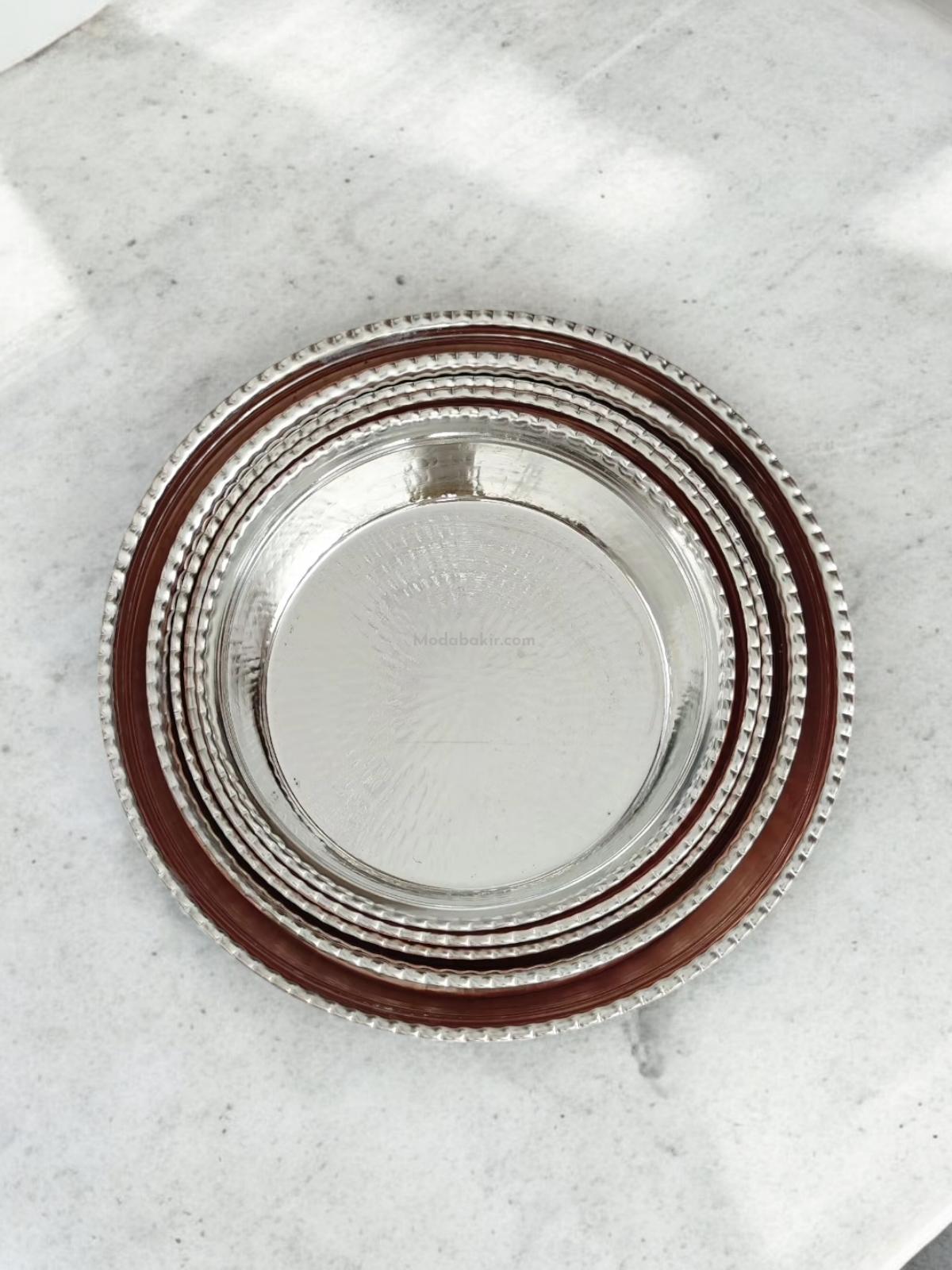 Bakır Köfte Salça Leğeni 35 Cm - Görsel 4