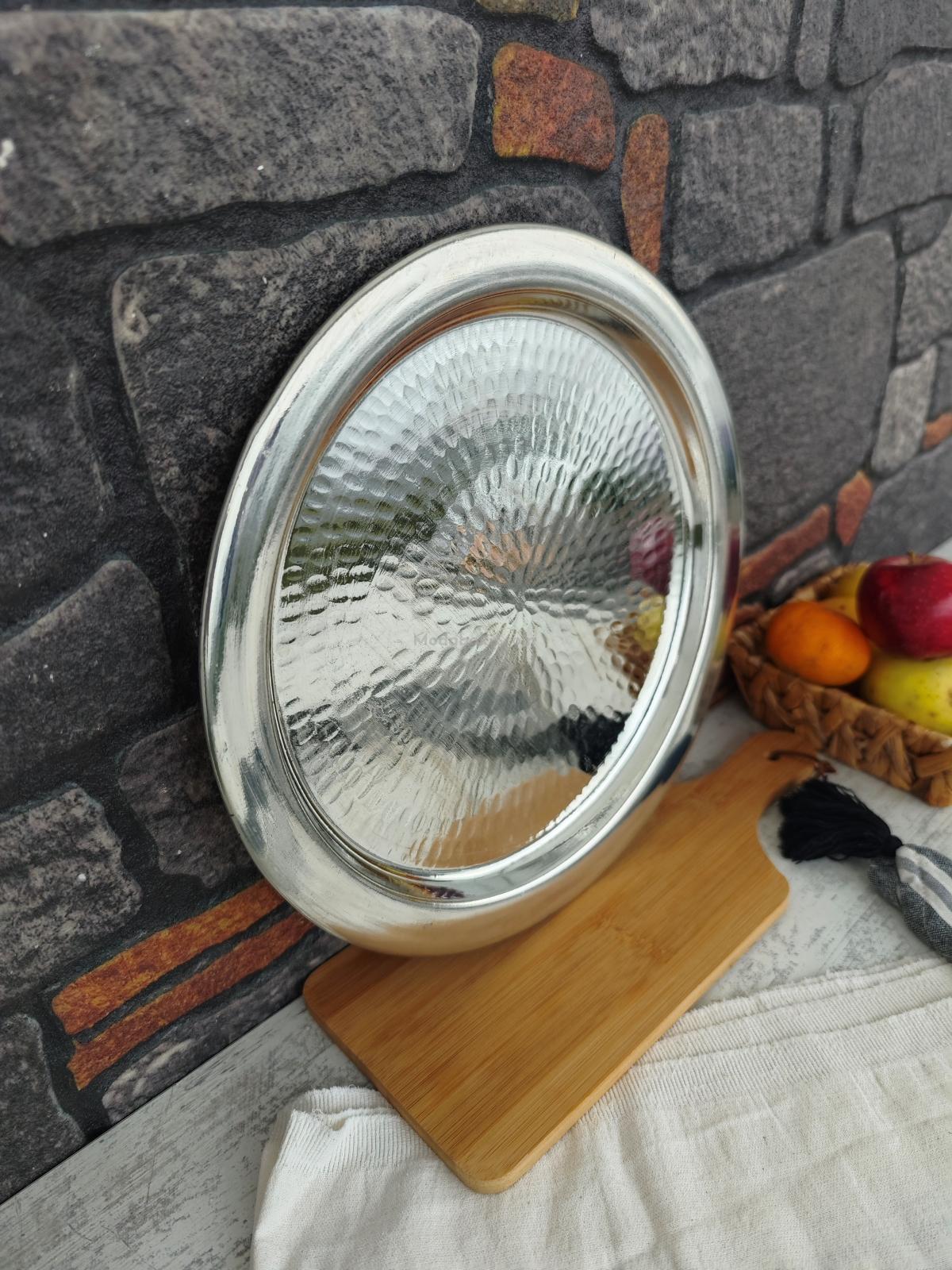 Bakır Künefe Tepsi 32 Cm - Görsel 2