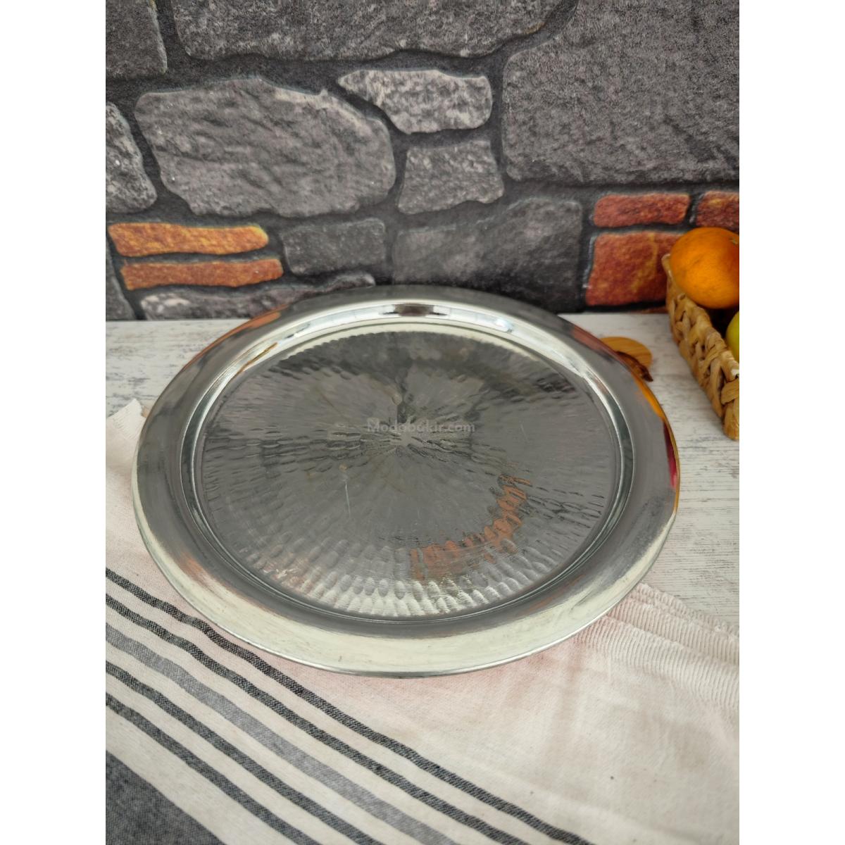 Bakır Künefe Tepsi 32 Cm - Görsel 4