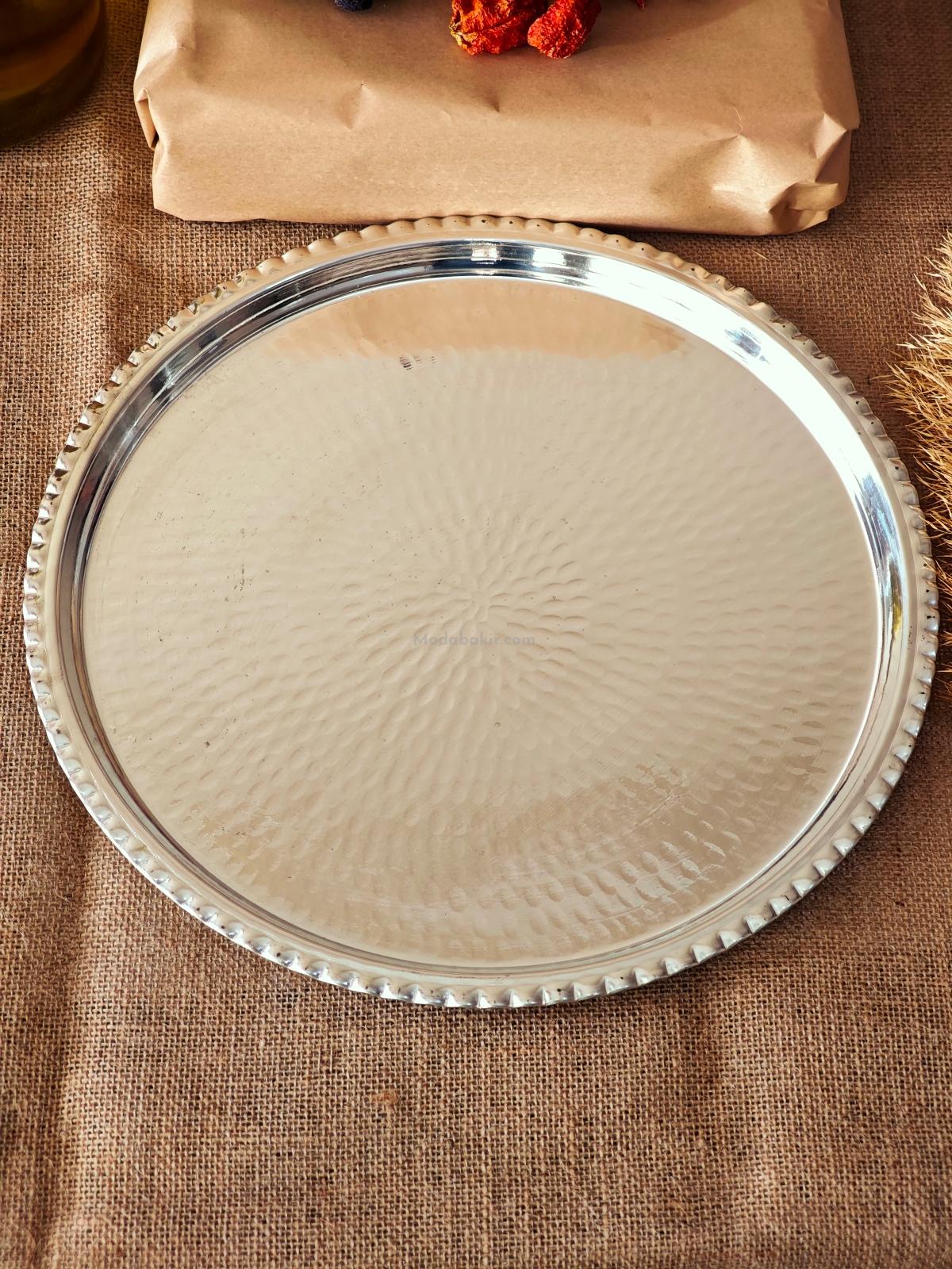 Bakır Künefe ve Fırın Tepsi 45 Cm - Görsel 4