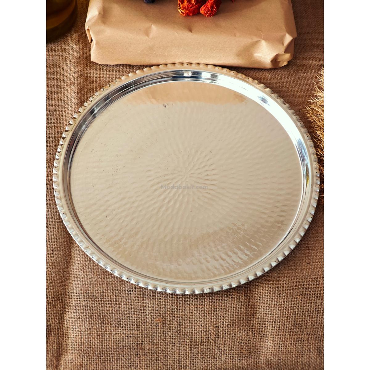 Bakır Künefe ve Fırın Tepsi 45 Cm - Görsel 4