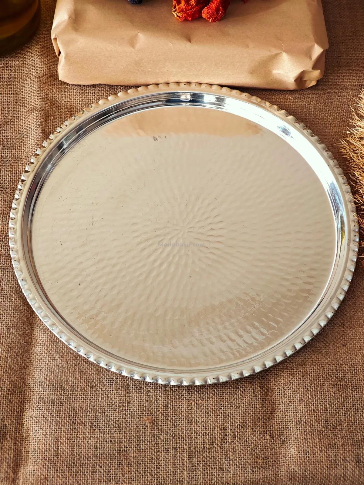 Bakır Künefe ve Fırın Tepsi 40 Cm - Görsel 4