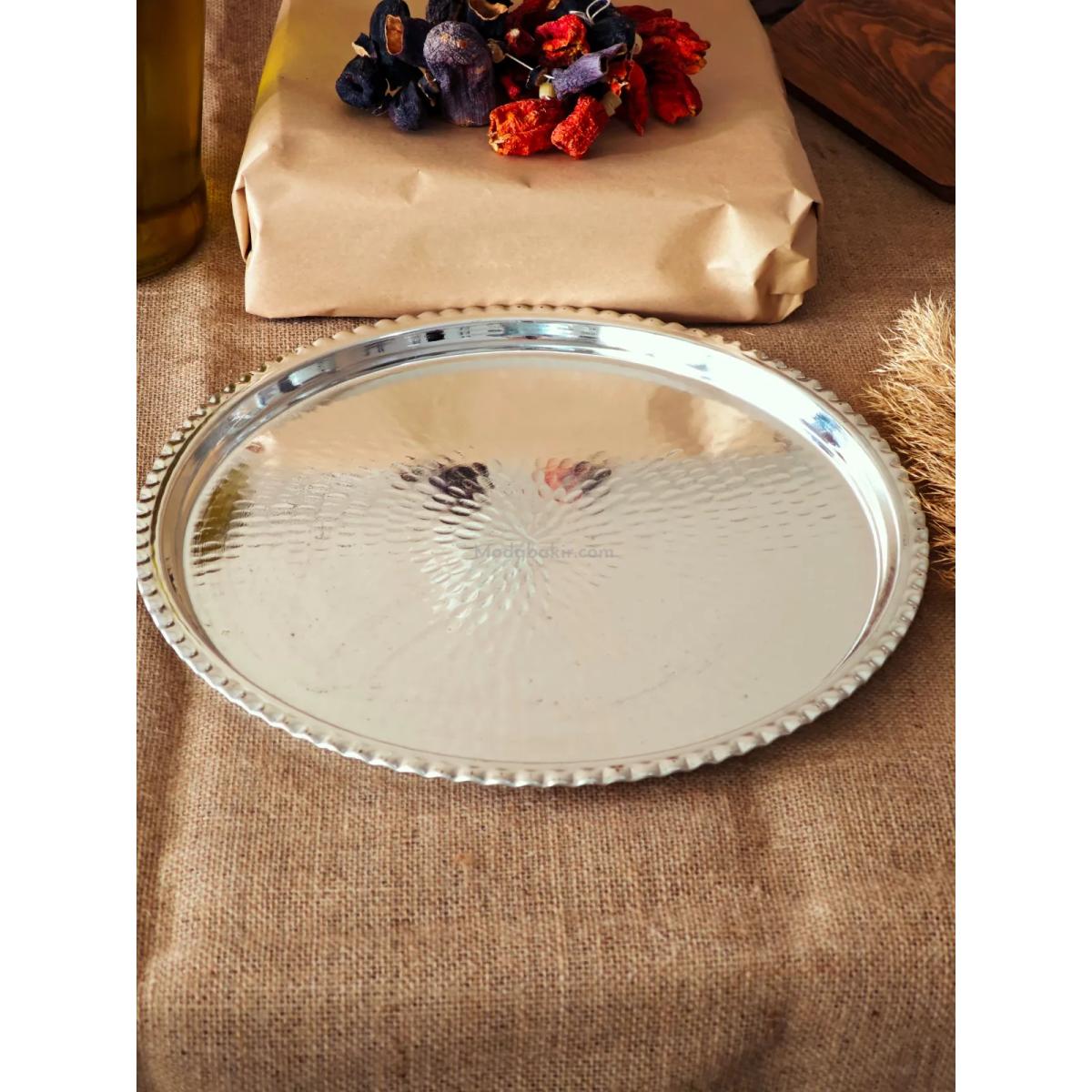 Bakır Künefe ve Fırın Tepsi 30 Cm - Görsel 4