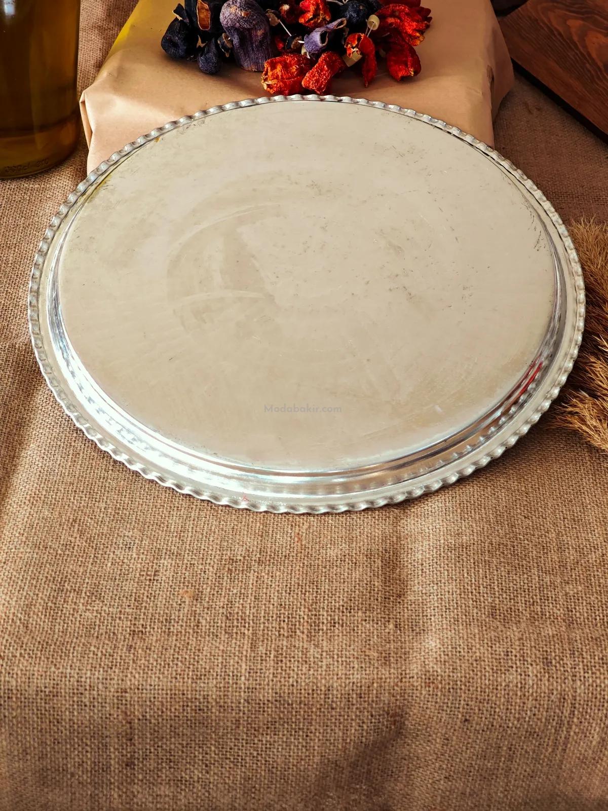 Bakır Künefe ve Fırın Tepsi 35 Cm - Görsel 5