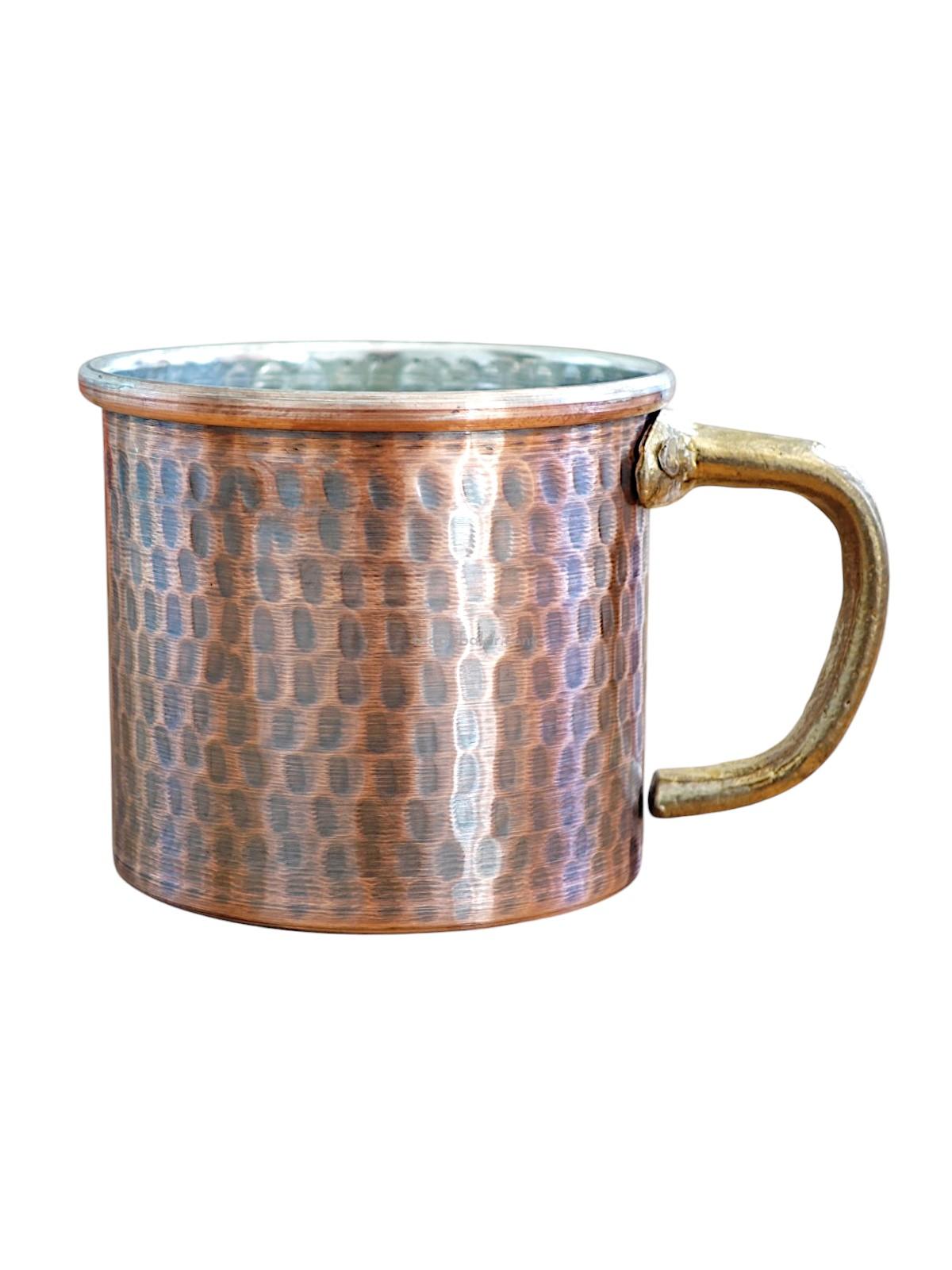 Bakır Kupa Bardak 330 ml Oksit - Görsel 1