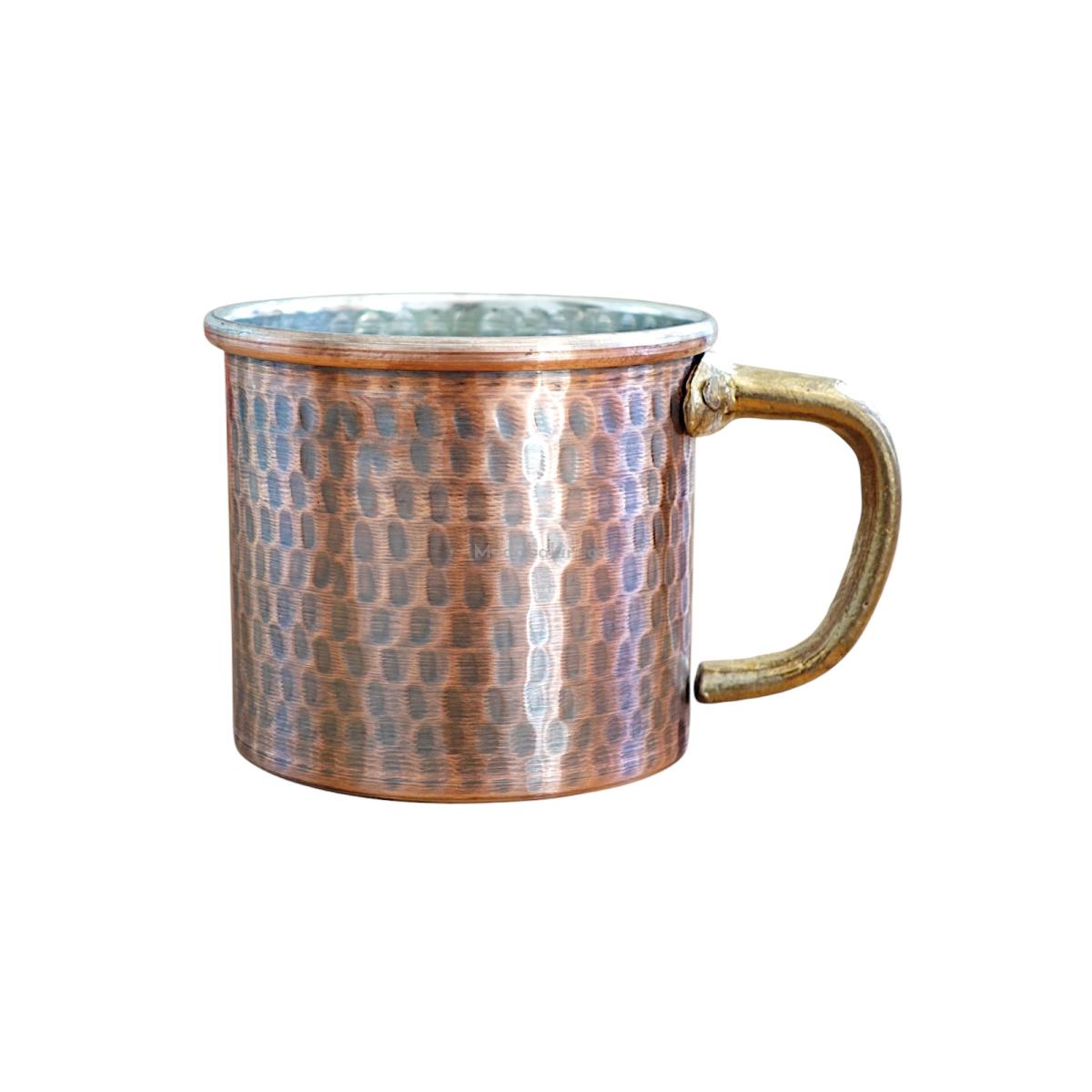 Bakır Kupa Bardak 330 ml Oksit - Görsel 1