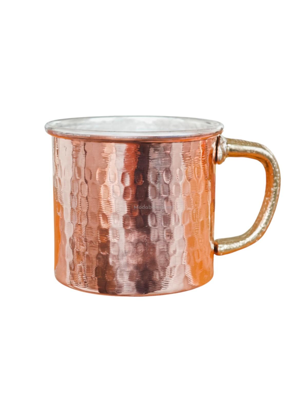 Bakır Kupa Bardak 330 ml - Görsel 1