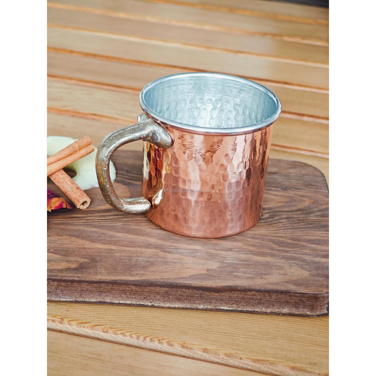 Bakır Kupa Bardak 330 ml - Görsel 3