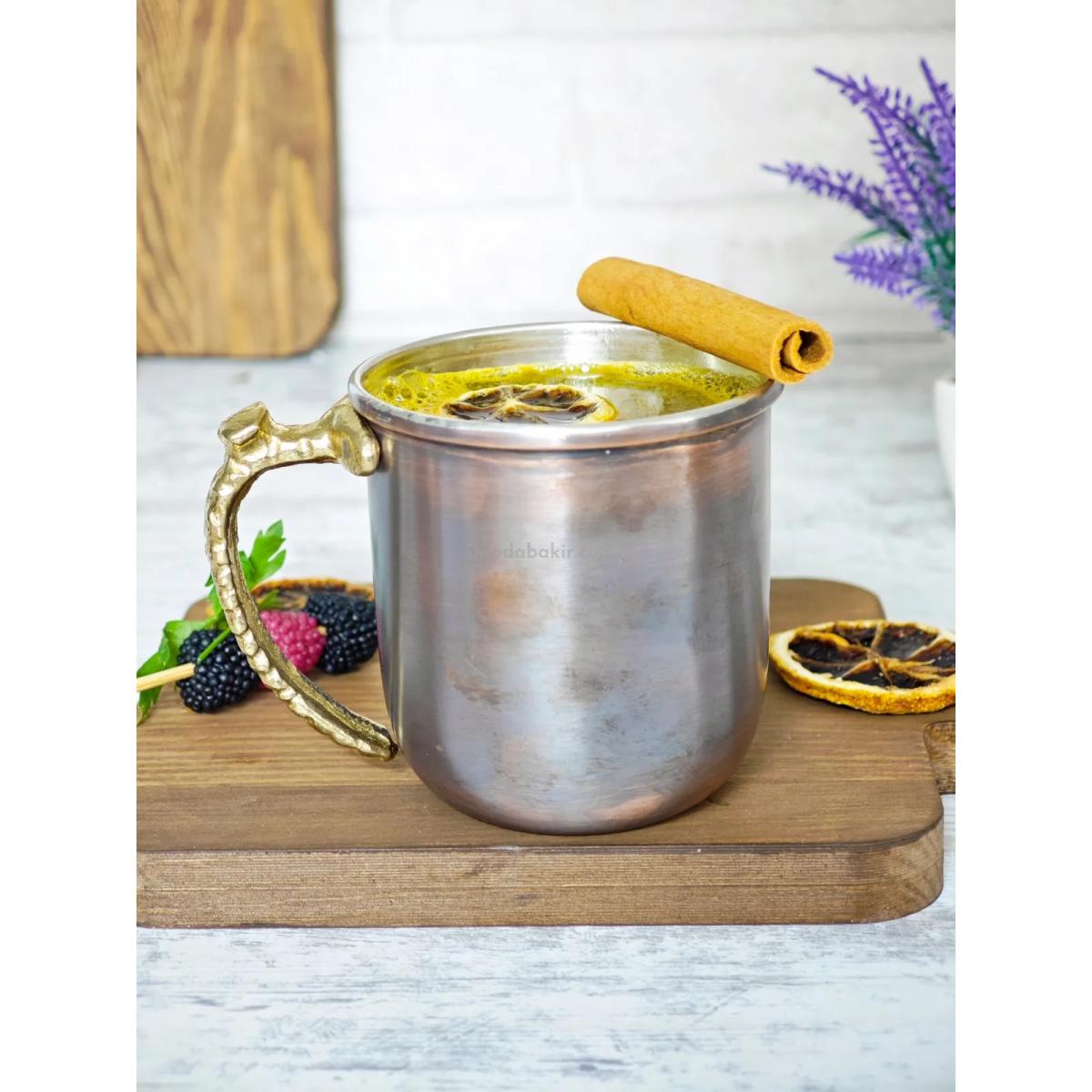 Bakır Kupa Bardak Oksit - Görsel 2