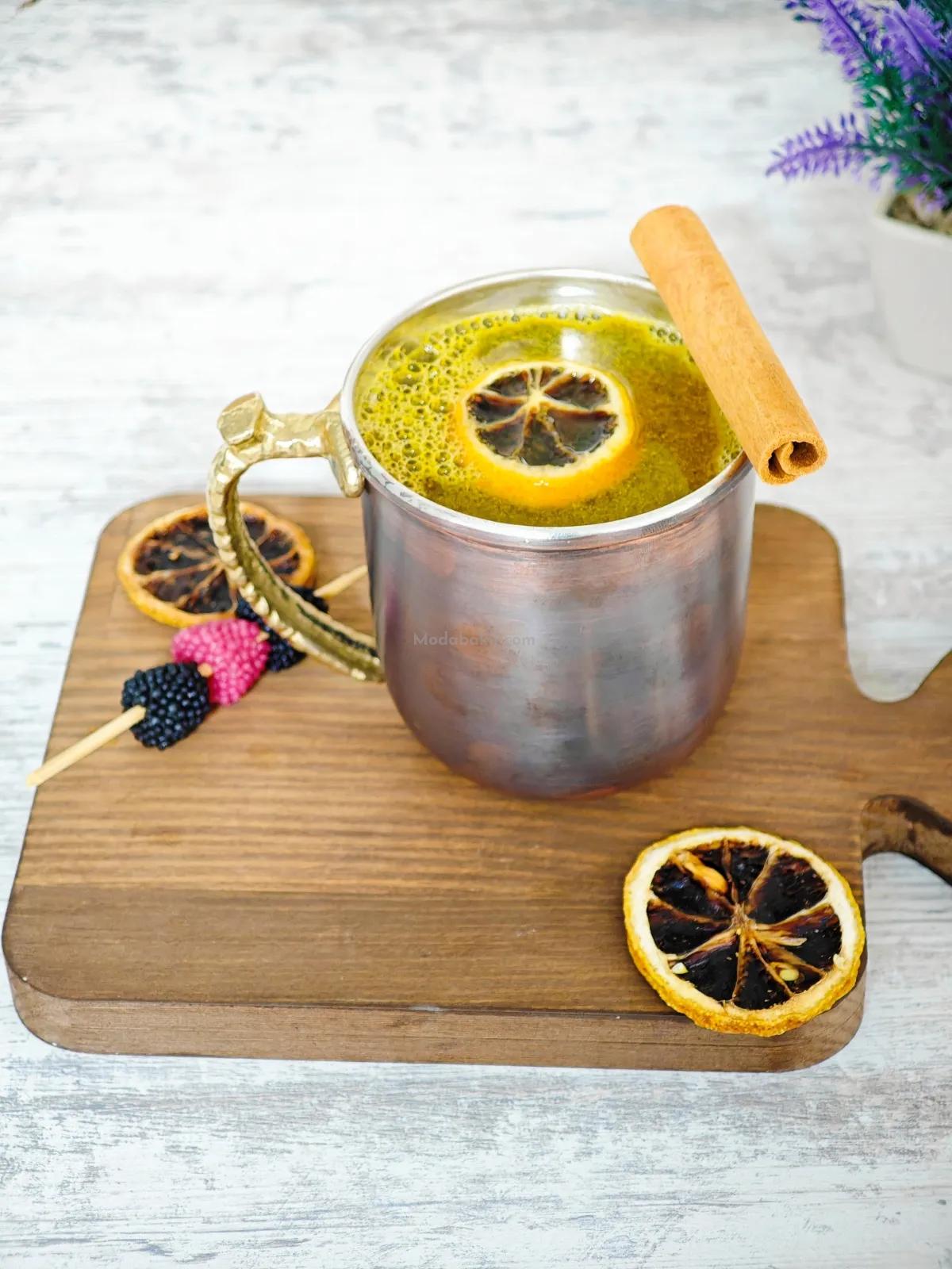 Bakır Kupa Bardak Oksit - Görsel 4