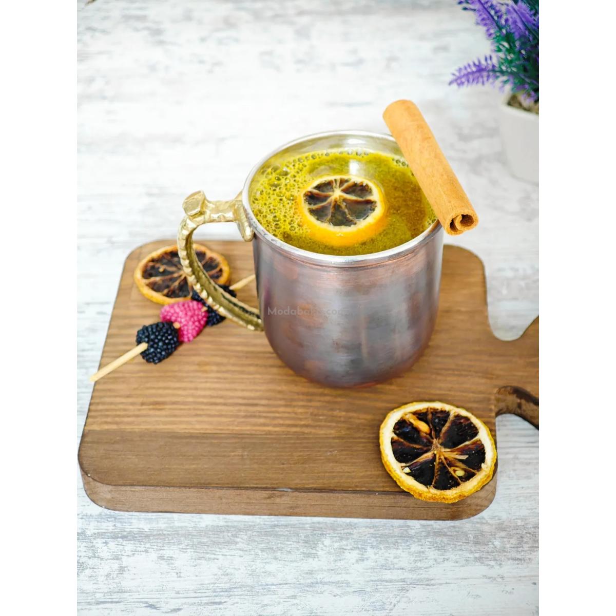 Bakır Kupa Bardak Oksit - Görsel 4