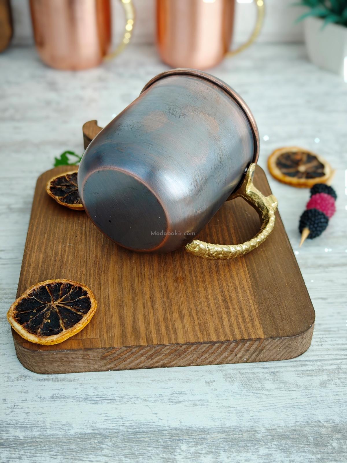 Bakır Bardak 6 Lı - Görsel 5