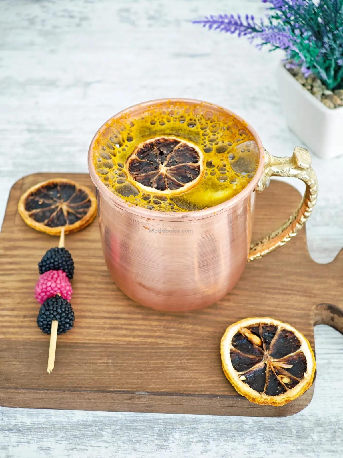 Bakır Kupa Bardak Premium - Görsel 2