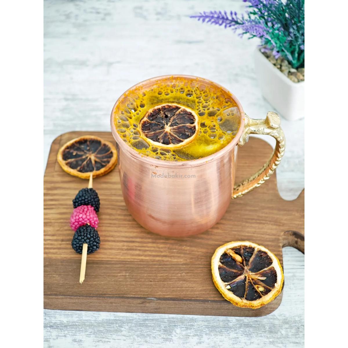 Bakır Kupa Bardak Premium - Görsel 2