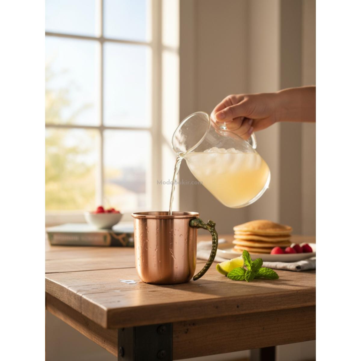 Bakır Kupa Bardak Premium - Görsel 6