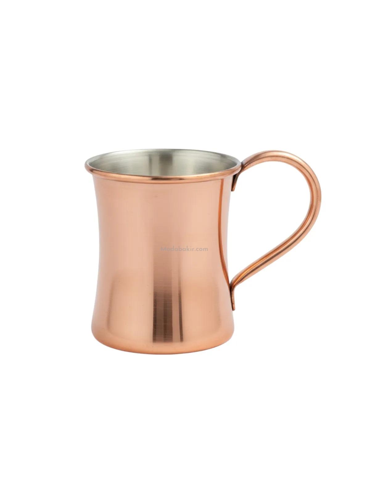 Bakır Kupa İnce Belli Bardak - Görsel 2
