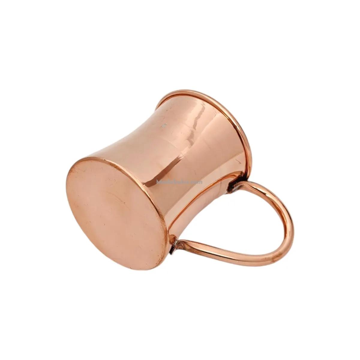 Bakır Kupa İnce Belli Bardak - Görsel 5