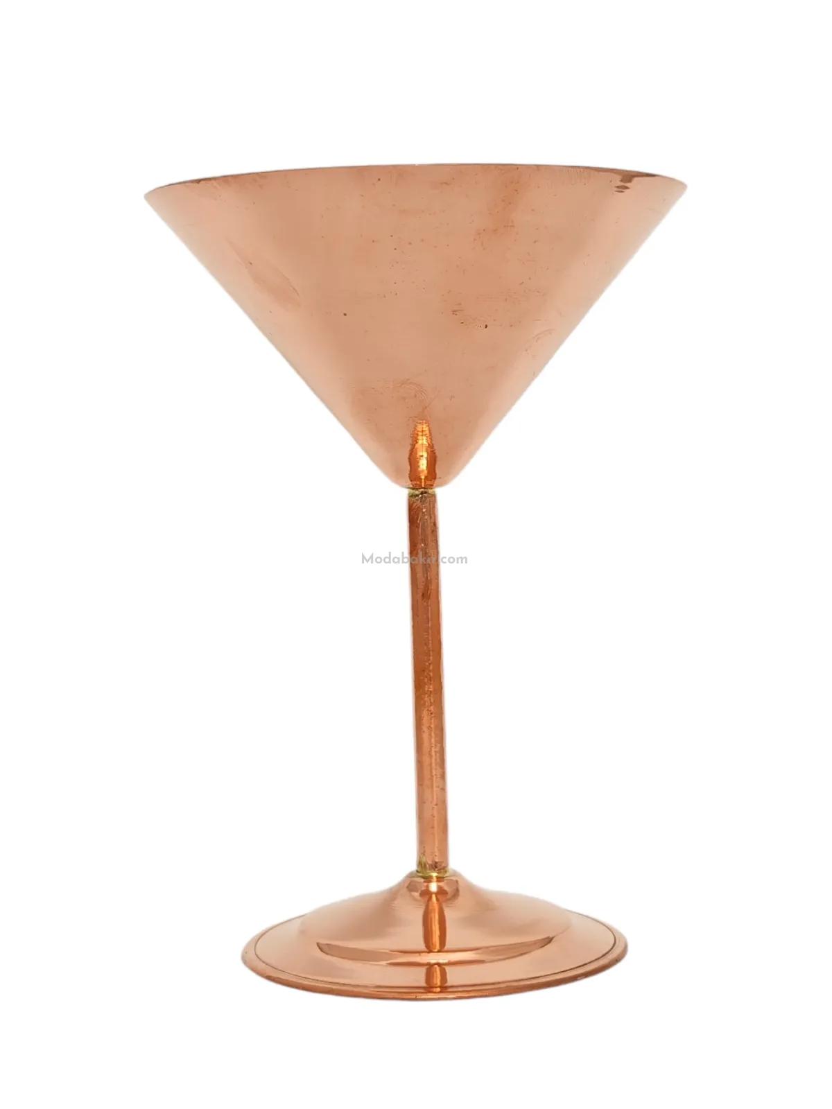 Bakır Martini Bardak - Görsel 1