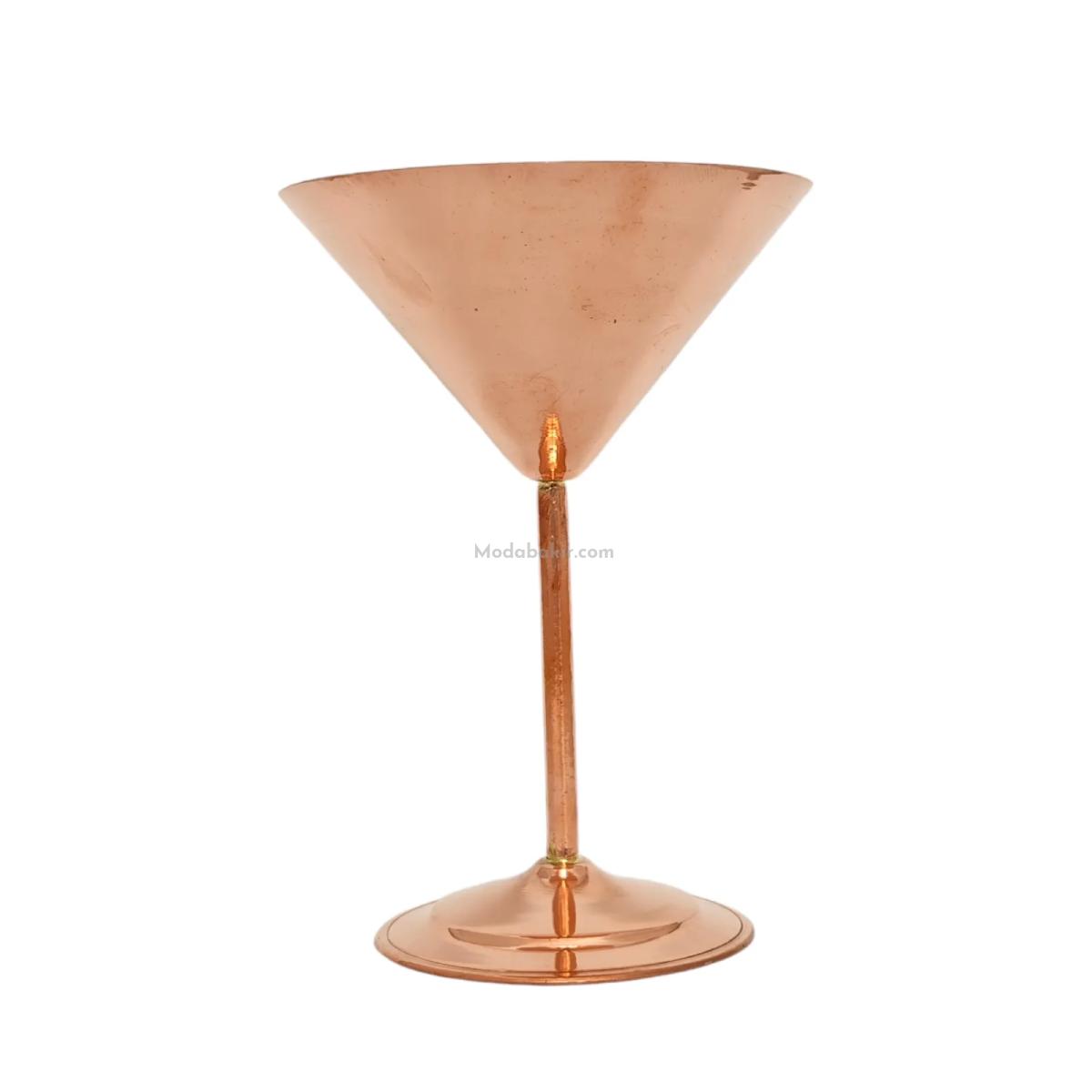 Bakır Martini Bardak - Görsel 1