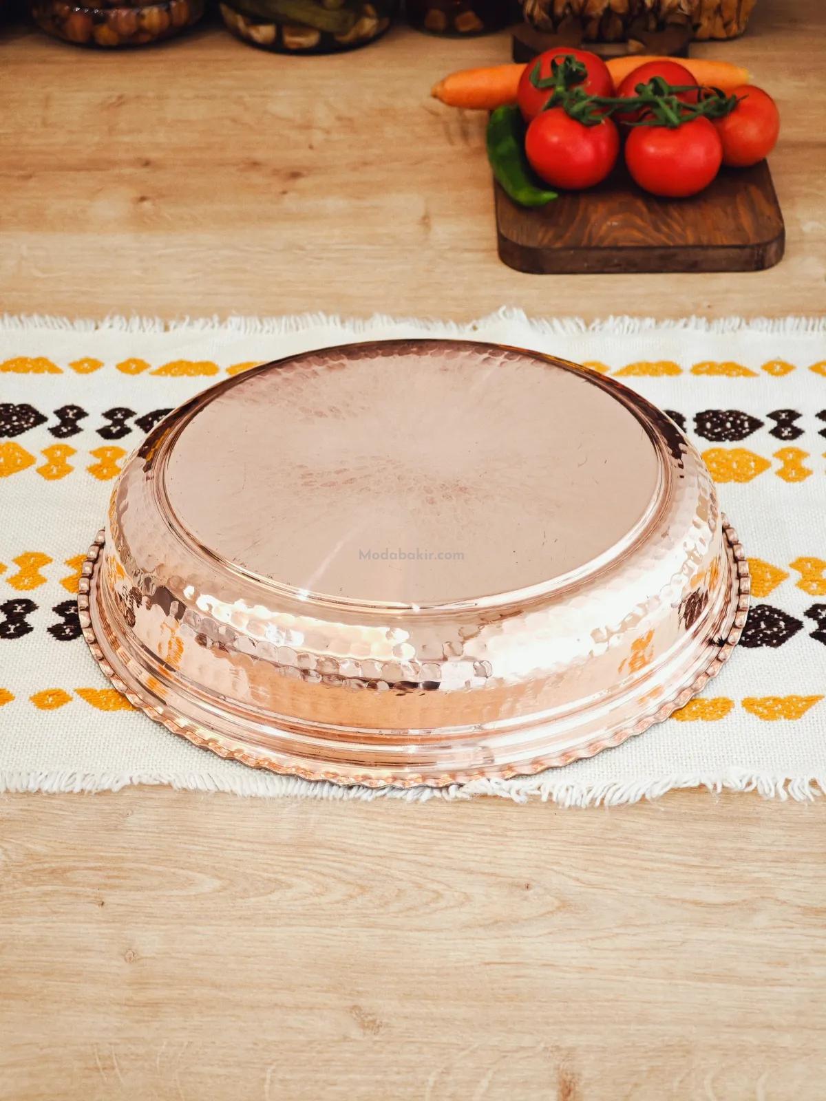 Bakır Paşa Sahani 27 cm - Görsel 5